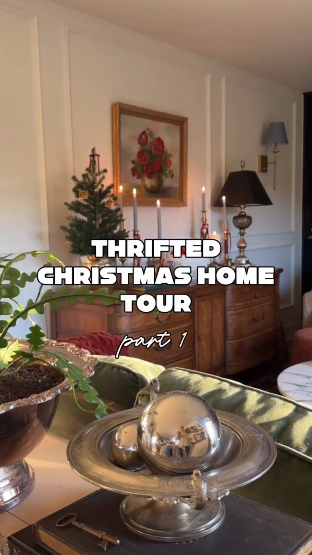Thrifted Christmas Home Tour - part 1

European Cottage Style home tour for the Christmas season, thrifted vintage home decor