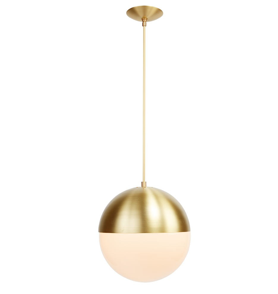 Cedar & Moss Globe 14" Pendant | Rejuvenation