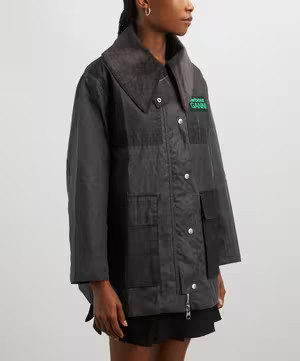 x GANNI Waxed Duffle Coat | Liberty London (UK)