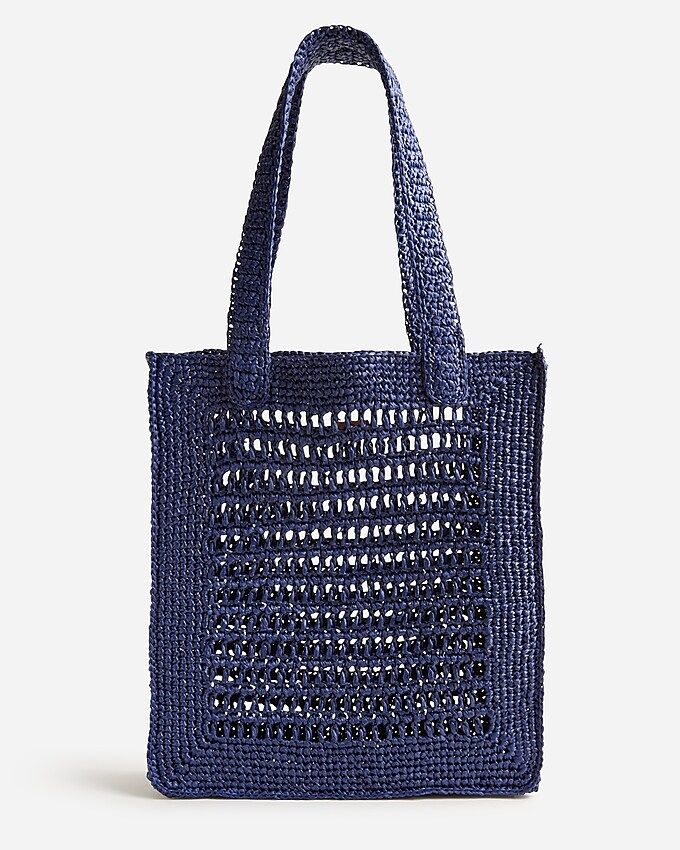 Open-weave tote bag | J.Crew US
