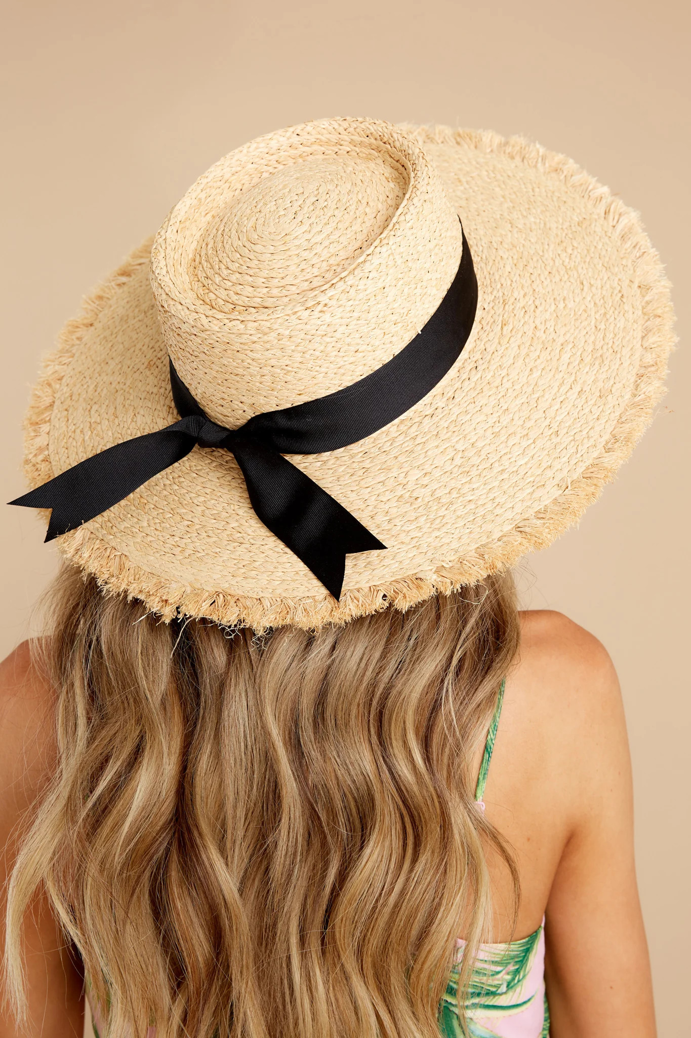 Ventura Natural Hat | Red Dress 