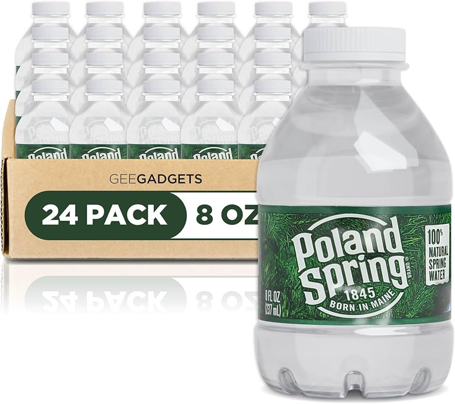 Spring Water Bottles 24 Pack - 8 oz Mini Bottle Water - Small Water Bottles - 8 oz Mini Waters - ... | Amazon (US)