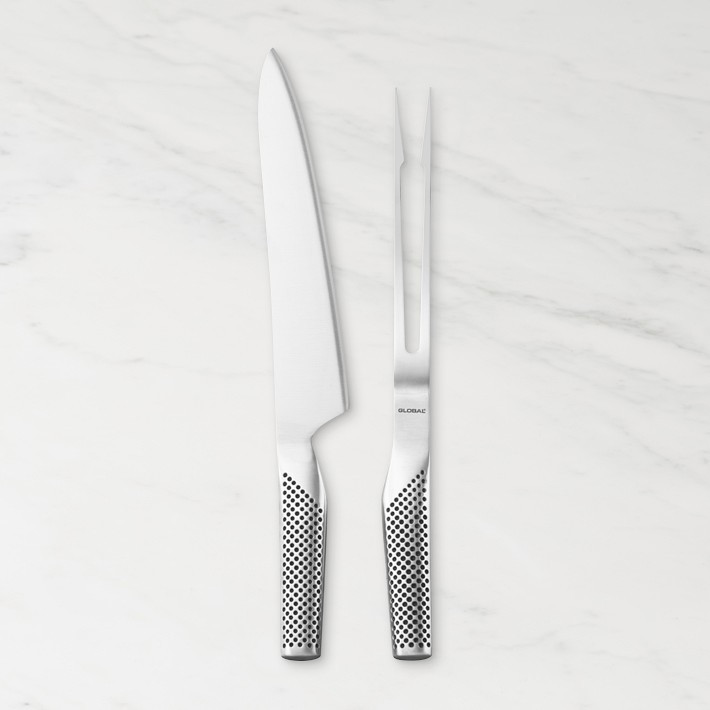 Global Classic Carving Knife & Meat Fork Set | Williams-Sonoma