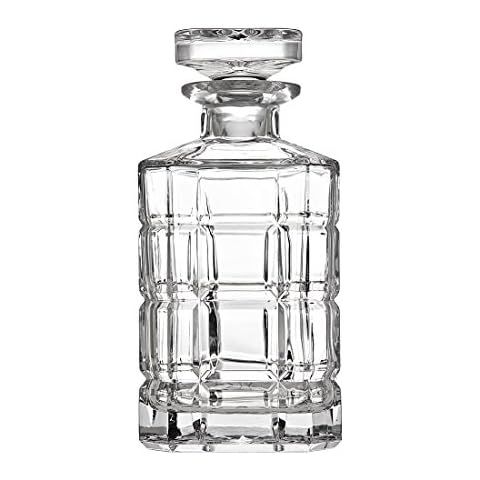 Godinger Silver Art Oxford Crystal Collection Whiskey Decanter With Stopper (650ml) | Amazon (US)