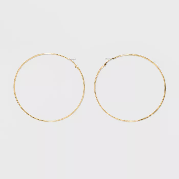 Large Hoop Earrings - Wild Fable™ | Target