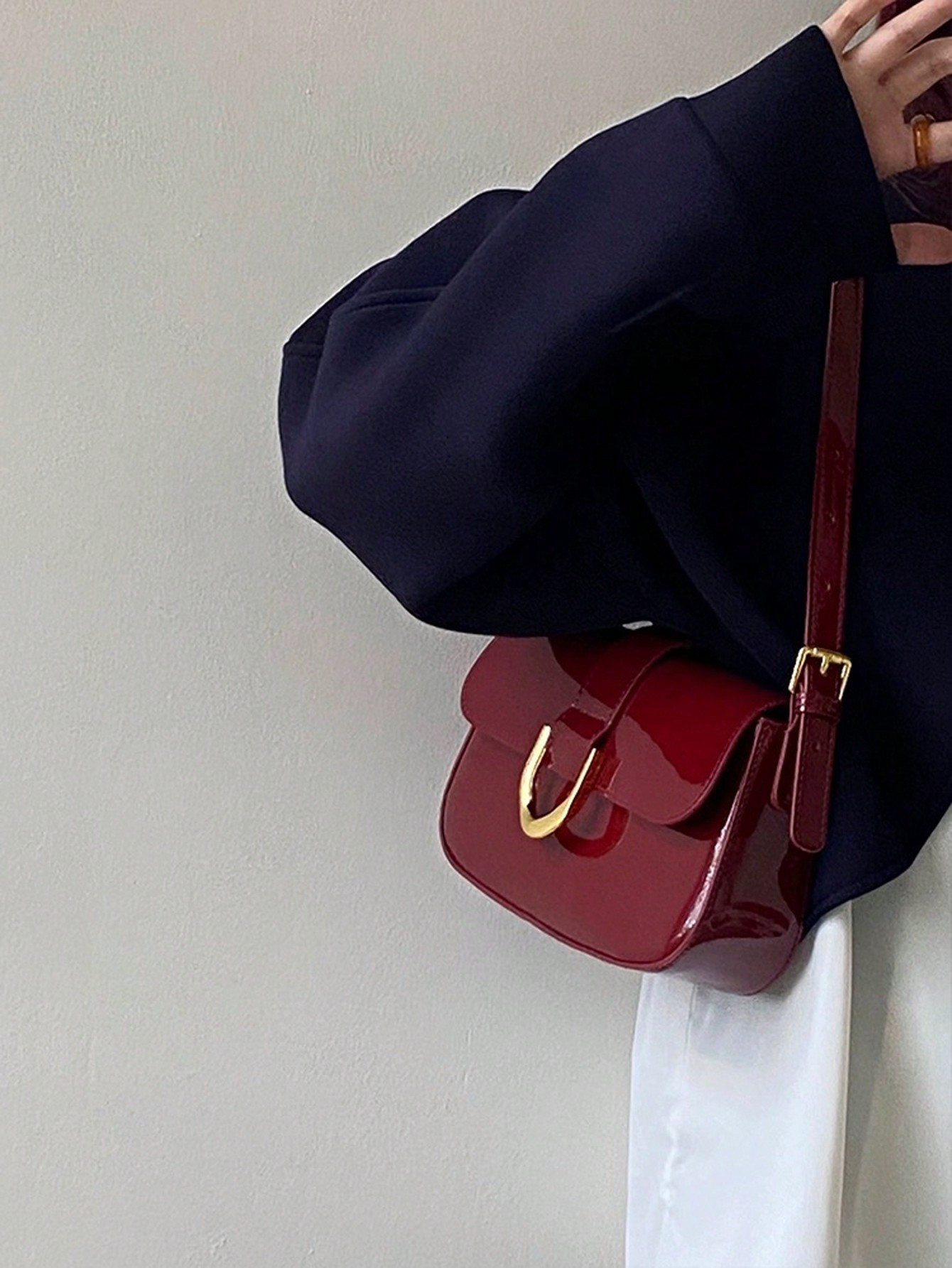 Fashion PU Leather Shoulder Bag, Trendy Underarm Bag, Women's Elegant Handbag & Purse, The Best V... | SHEIN