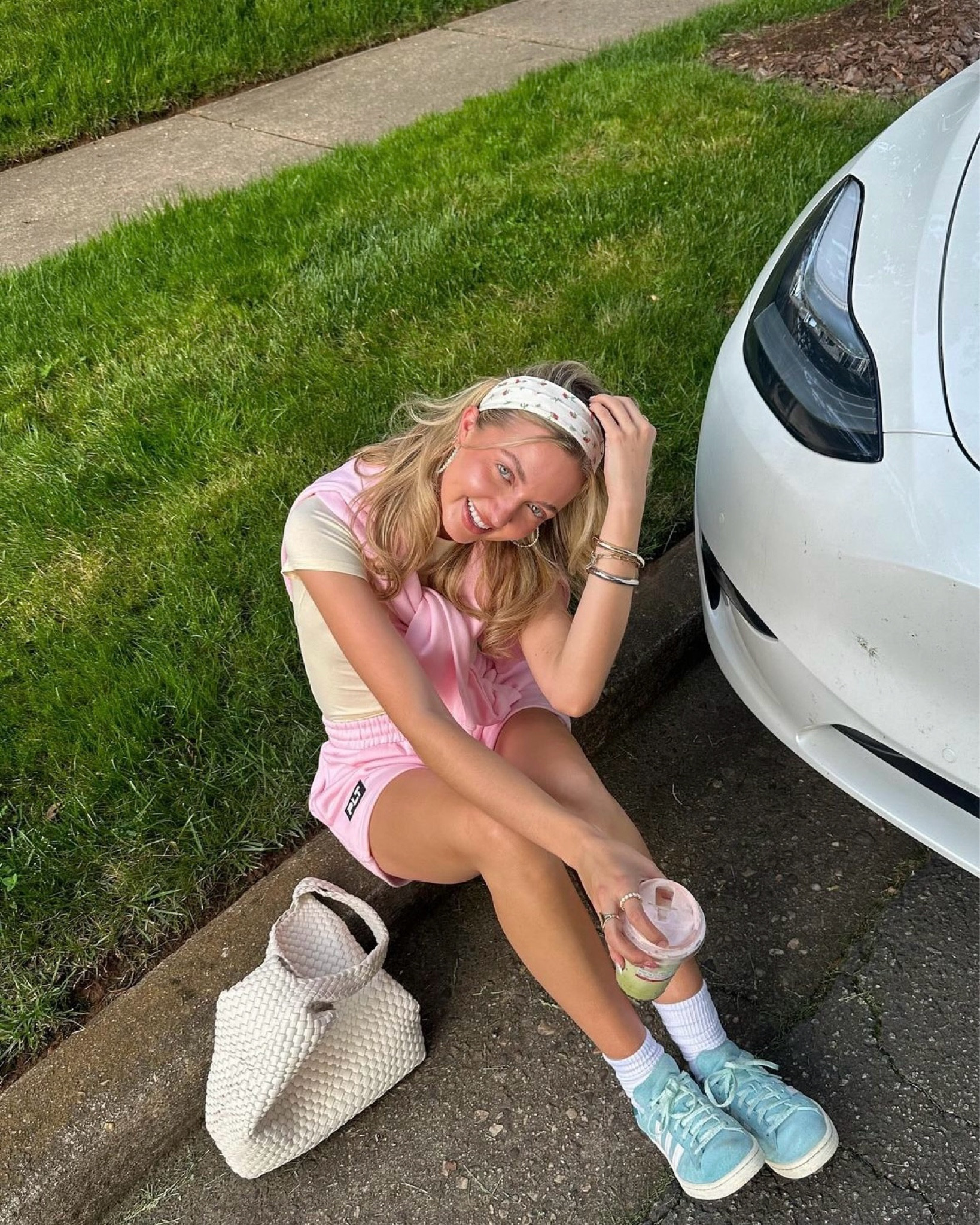 springtime outfit from PLT - everything is 50% off rn!!! 💖💛 #springoutfit #springcolors #prettylittlething #sale 

#LTKFindsUnder50 #LTKSeasonal #LTKStyleTip