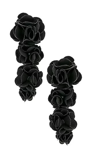 SHASHI Lily Earrings in Black. | Revolve Clothing (Global)