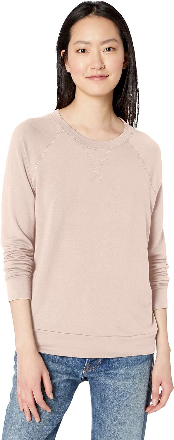 Daily Ritual Women's Supersoft Terry Raglan Sweatshirt | Amazon (US)