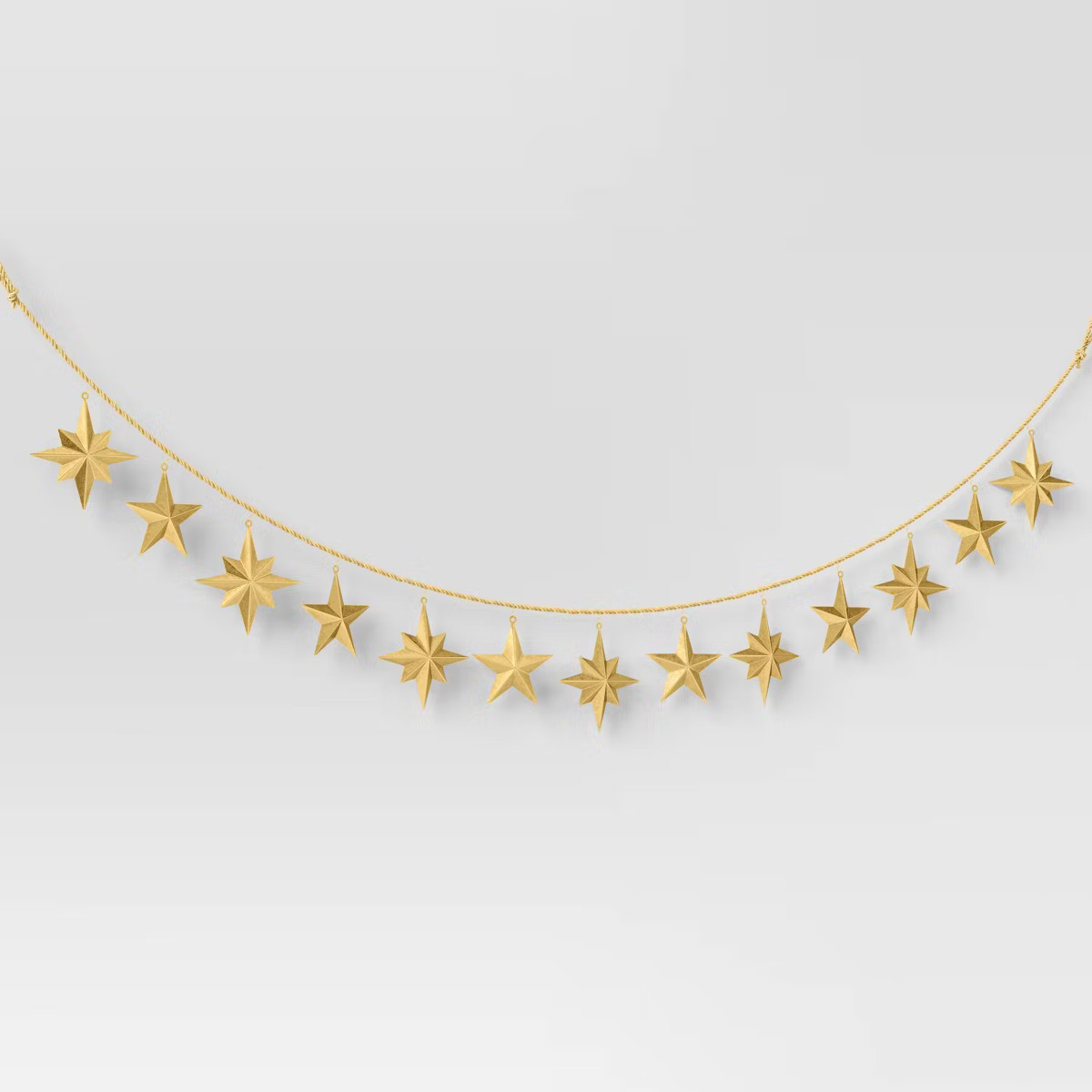 72" Christmas Gold Star Garland - Wondershop™ | Target