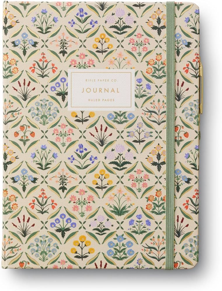 RIFLE PAPER CO. Journal with Pen | Hardcover Journal with Foil Accents, (144 Pages, Elastic Band ... | Amazon (US)