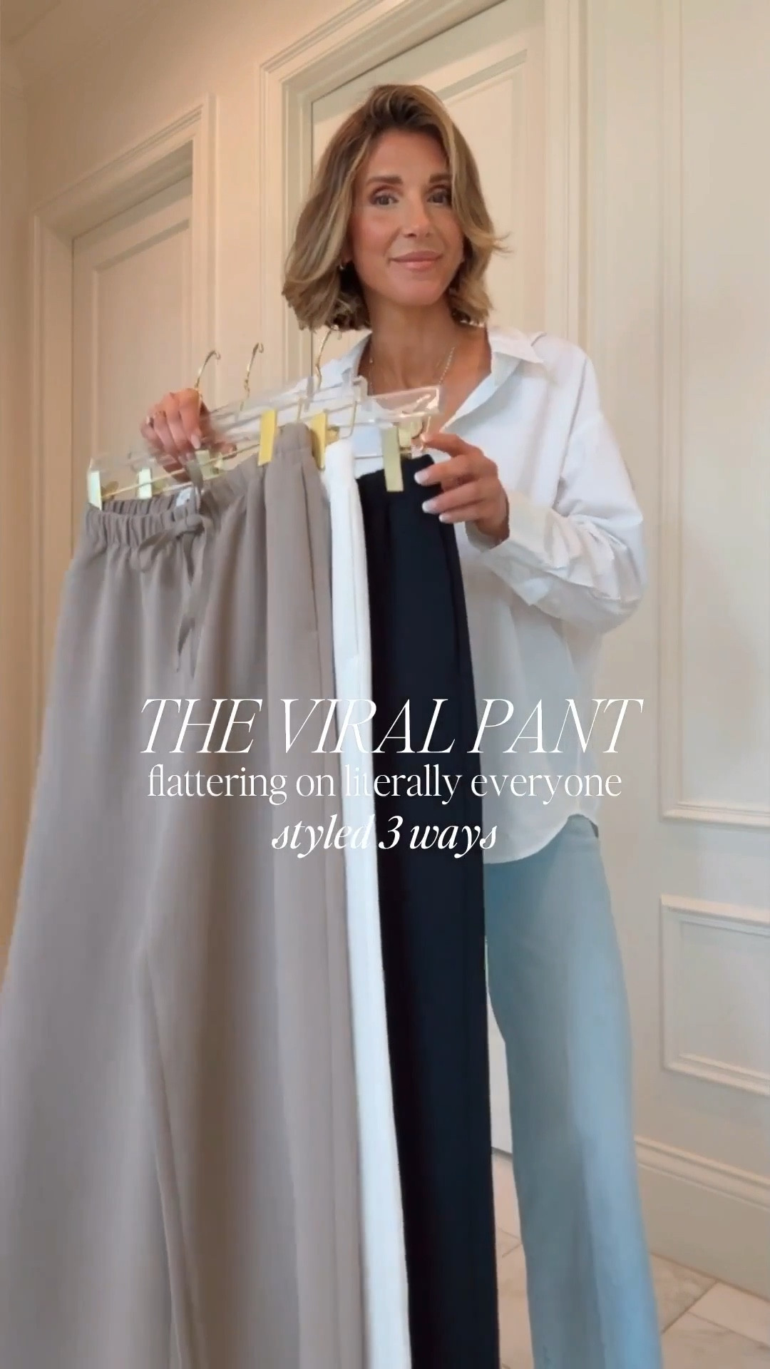 Styling these pants from @Aritzia 3 ways for spring. I'm 5'7 wearing size small and regular length. They fit true to size. 


#LTKootd