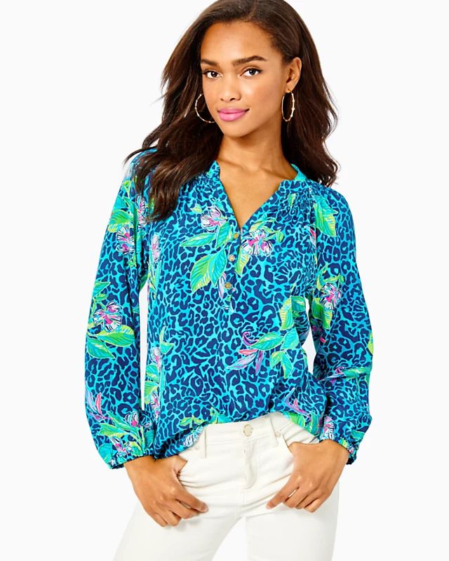 Elsa Silk Top | Lilly Pulitzer