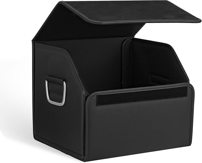 JEYODA Suede Leather Trunk Organizer, Large Capacity Soft Car Organizers and Storage,foldable,wit... | Amazon (US)