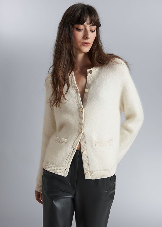 Fuzzy Knit Cardigan | & Other Stories US