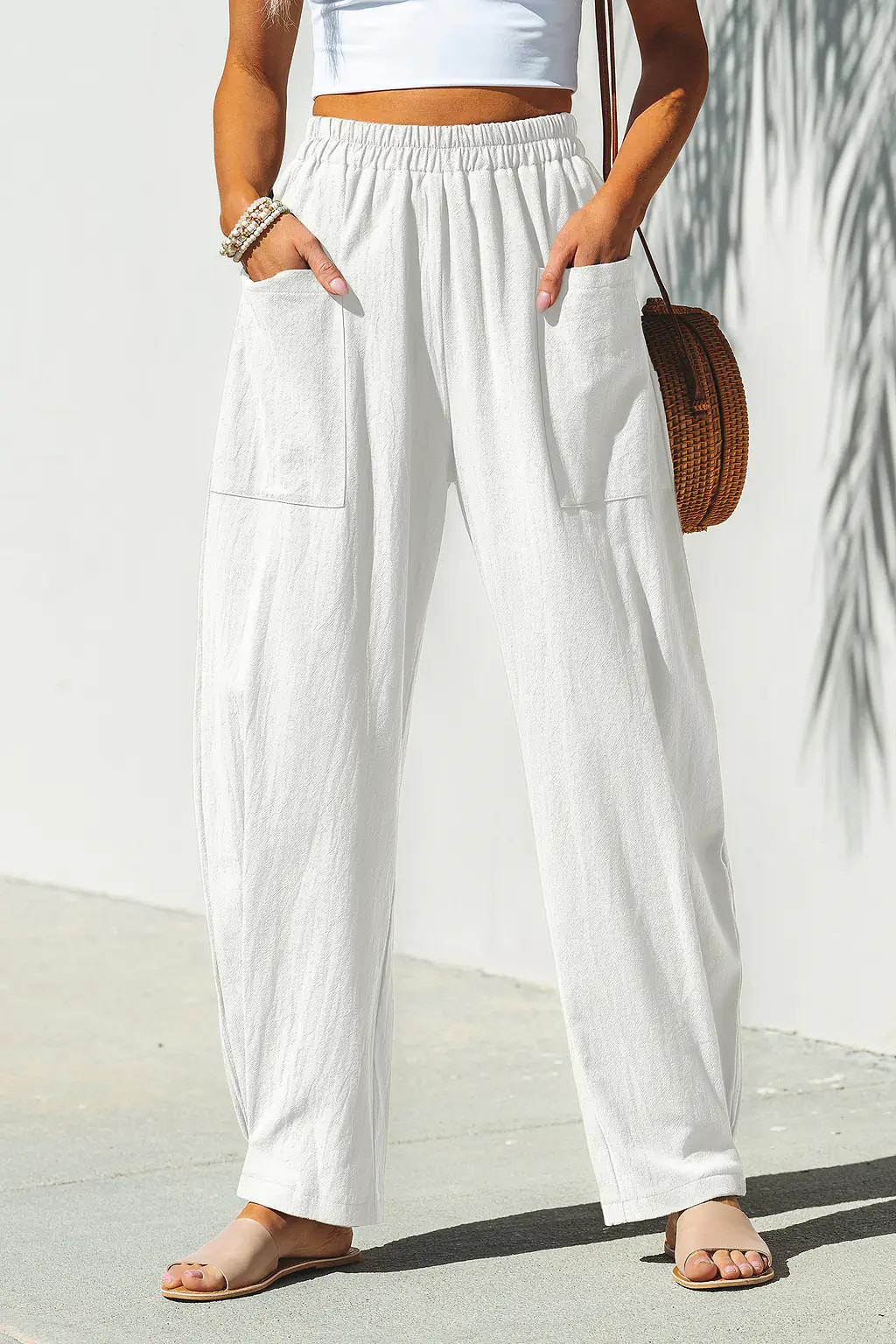 Seaside Escape White Pants | Laid-Back Style | Cupshe | Cupshe US