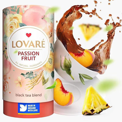 Lovare Passion Fruit Black Tea Blend 80g - Loose Leaf Blend With Fragrant Natural Passion Fruit Flavor. | Target