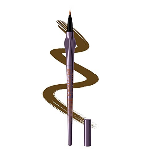Urban Decay 24/7 Inks Liquid Eyeliner Pen (Whiskey - Matte Dark Brown, Brush Tip Eye Liner), Water-Resistant, Smudge-Resistant, Vibrant Colored Liner, Ergonomic Precision Grip, Vegan - 0.01 fl oz | Amazon (US)