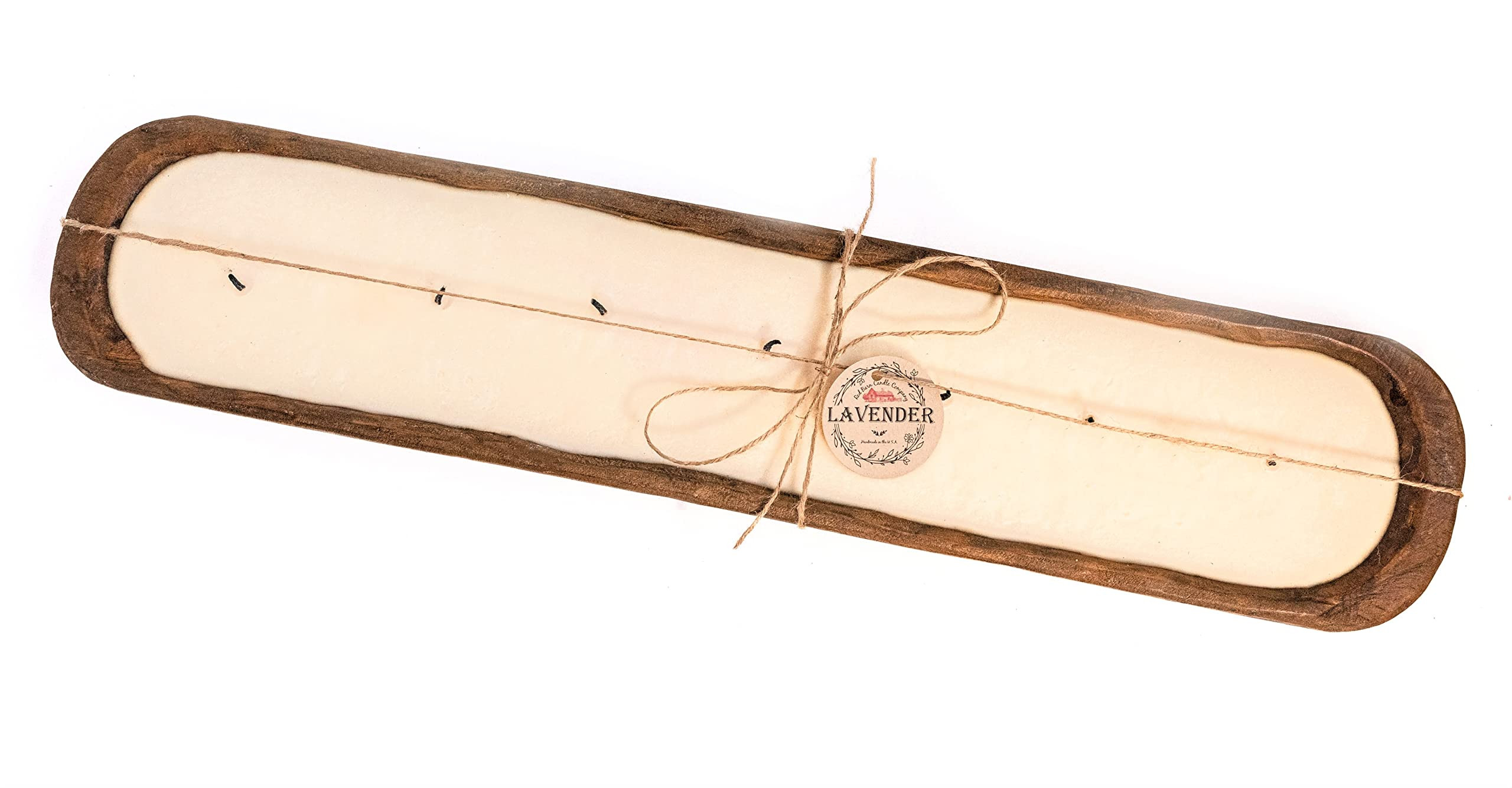 Amazon.com: Red Barn Candle Company Wood Dough Bowl Candles | 100% Natural Soy Wax & Essential Oi... | Amazon (US)