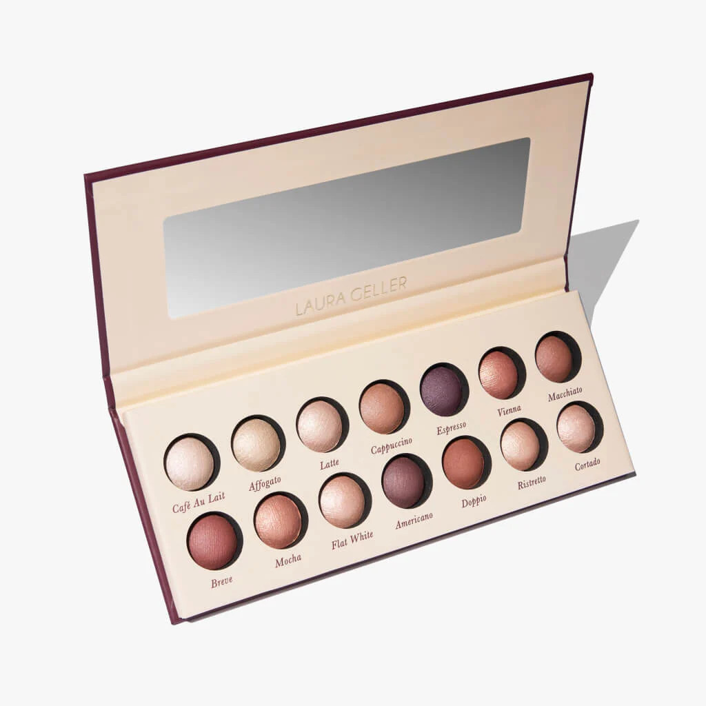 The Delectables 14 Multi-Finish Baked Eyeshadows, Classy Cafe | Laura Geller