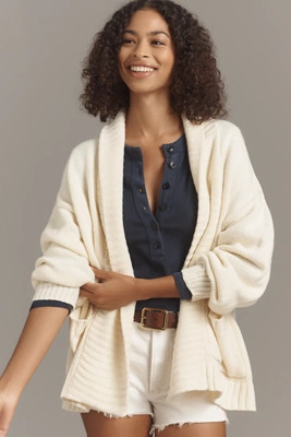 By Anthropologie Slouchy Knit Cardigan Sweater | Anthropologie (US)