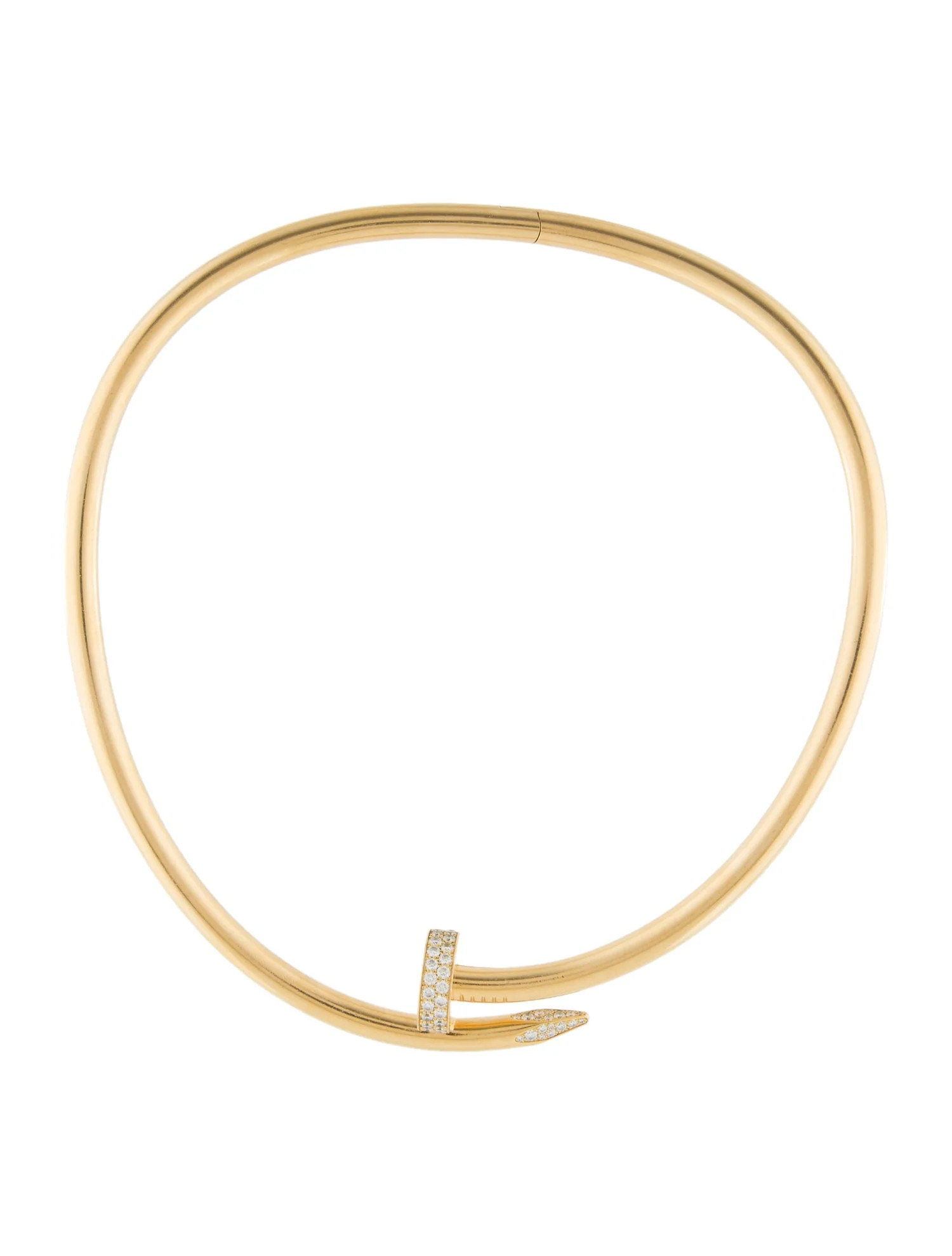 Diamond Juste un Clou Torque Necklace, Extra-Large Model | The RealReal