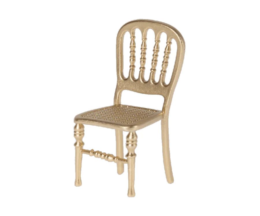 Maileg Miniature Gold Chair | Odin Parker