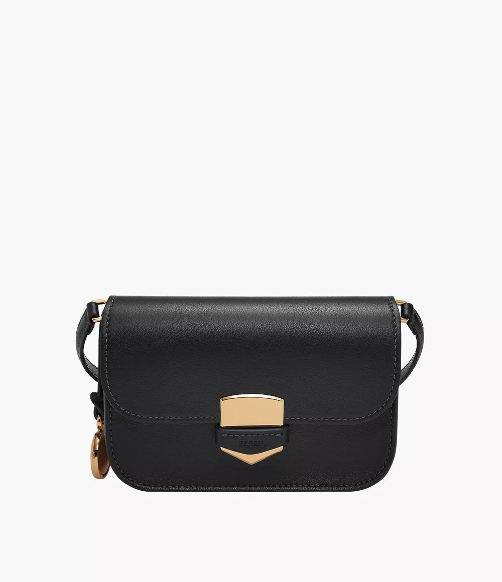 Lennox Leather Small Flap Crossbody Bag | Fossil (US)