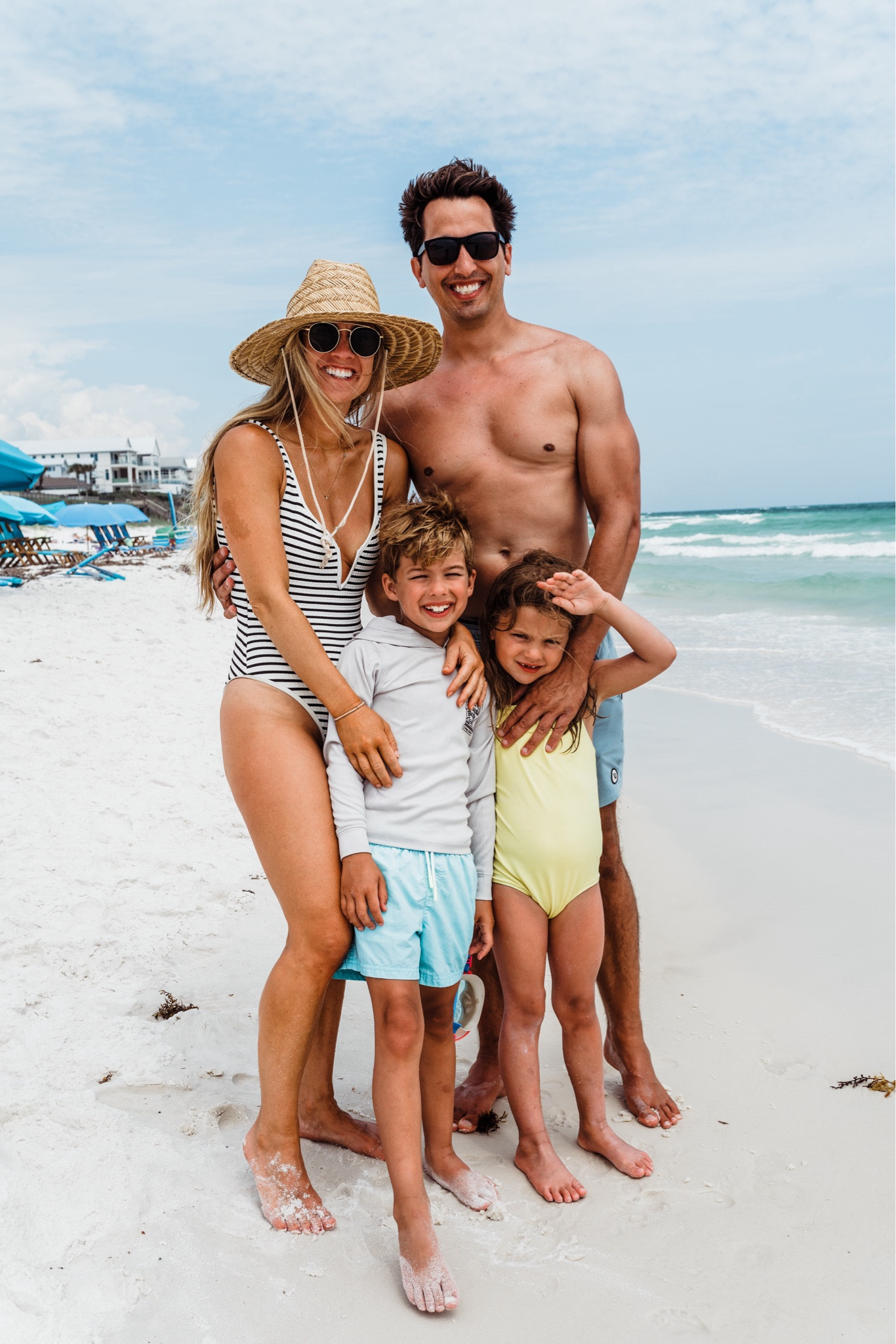 Men’s swim trunks 
Kids swimsuits
Stripe one piece 

#LTKSwim #LTKKids #LTKFamily