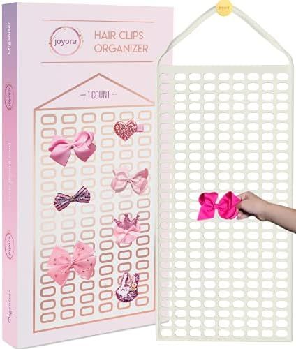 Joyora Hair Bow Holder, Organizer, Stylish Babies and Girls Hair Bows Hanger Instantly Organizes ... | Amazon (US)