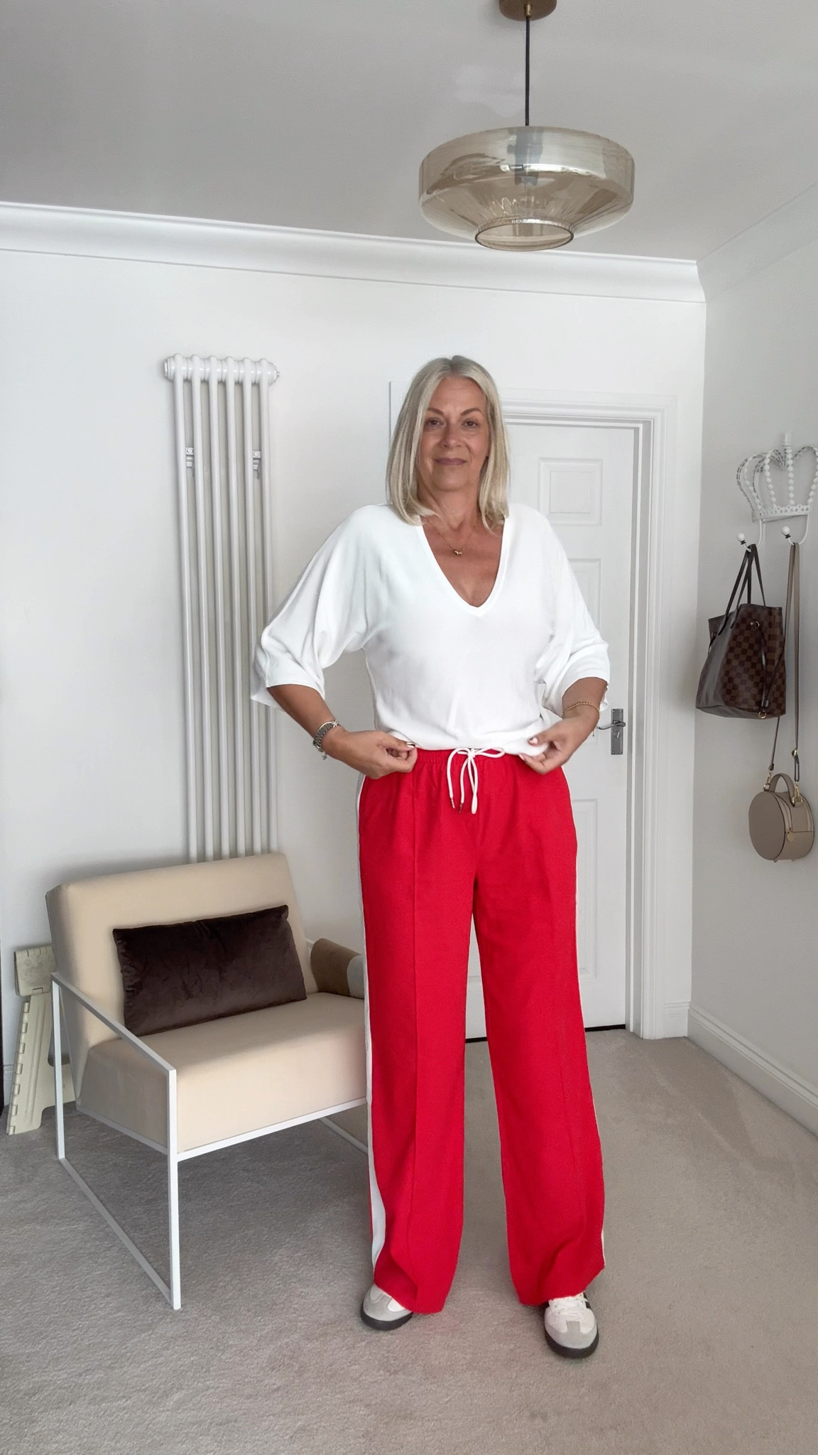 Who doesn’t love a side stripe trouser? Two different side stripe trousers style different ways 

#LTKover50style #LTKmidsize #LTKsummer