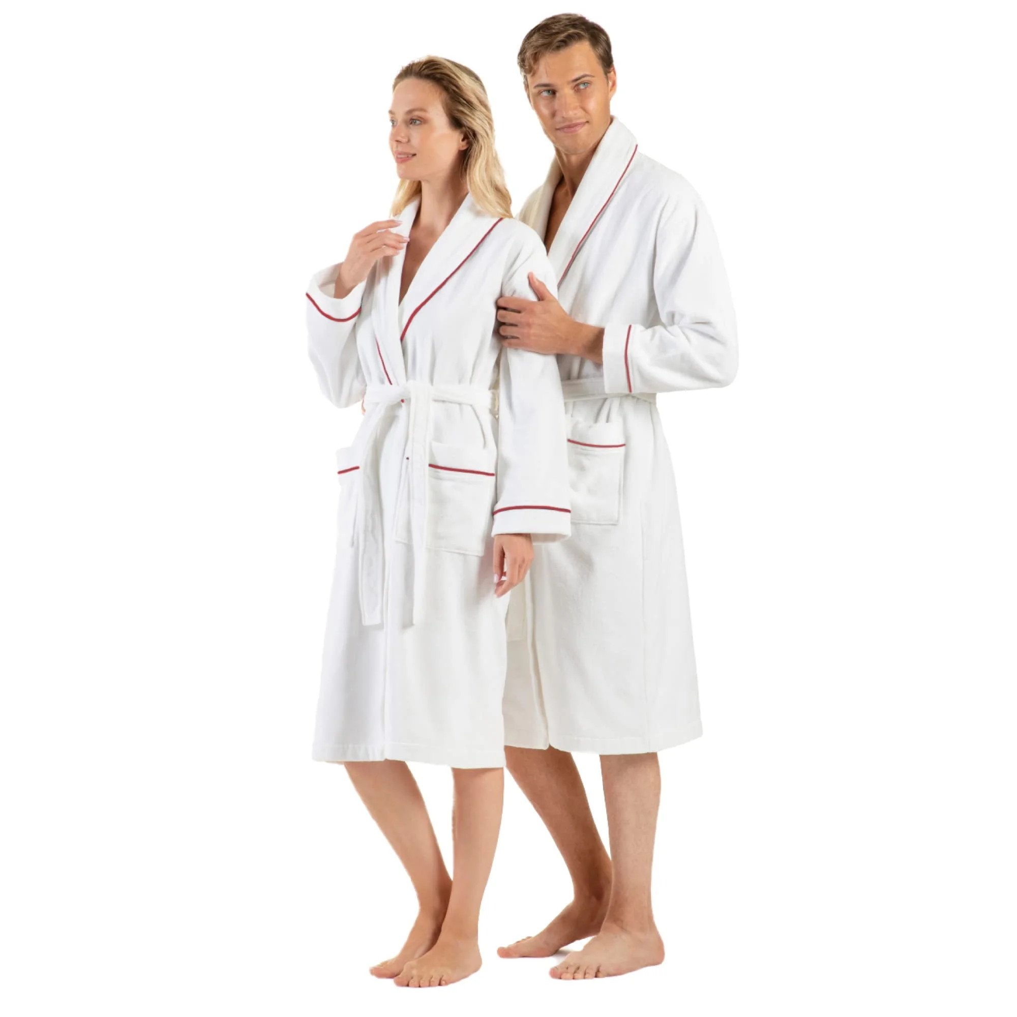 English Home Premium Cotton Robes for Women, Lightweight Mens Robe, Unisex Terry Cloth Bathrobe, ... | Walmart (US)