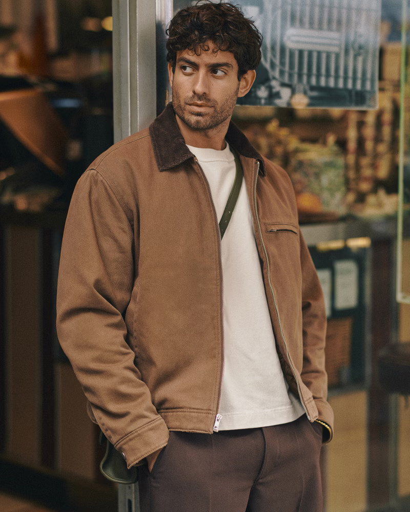 Men's Zip Workwear Jacket | Men's Clearance | Abercrombie.com | Abercrombie & Fitch (US)