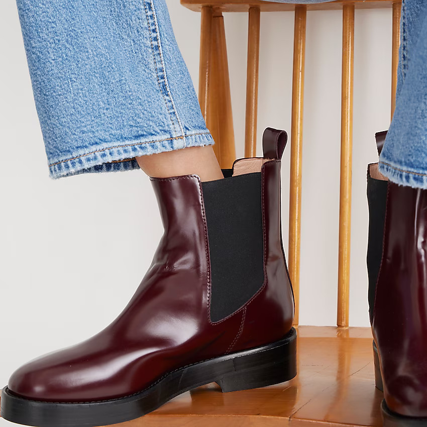Chelsea boots in Italian spazzolato leather | J. Crew US