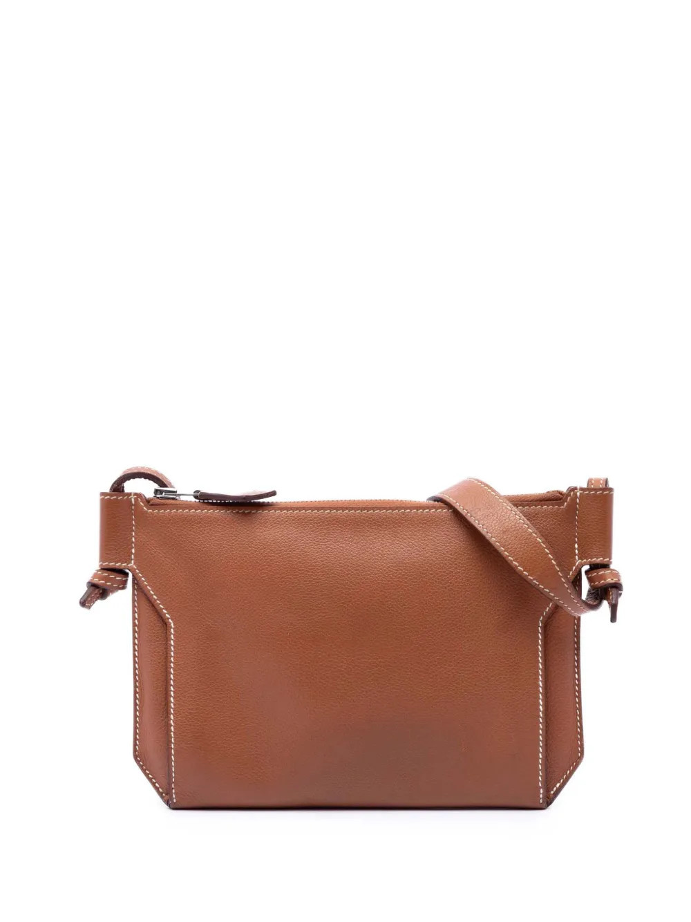 Hermès Pre-Owned 2021 Evercolor Ultrapla 24 crossbody bag - Brown | Farfetch Global