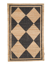 Diamond Natural Fiber Area Rug | Marshalls