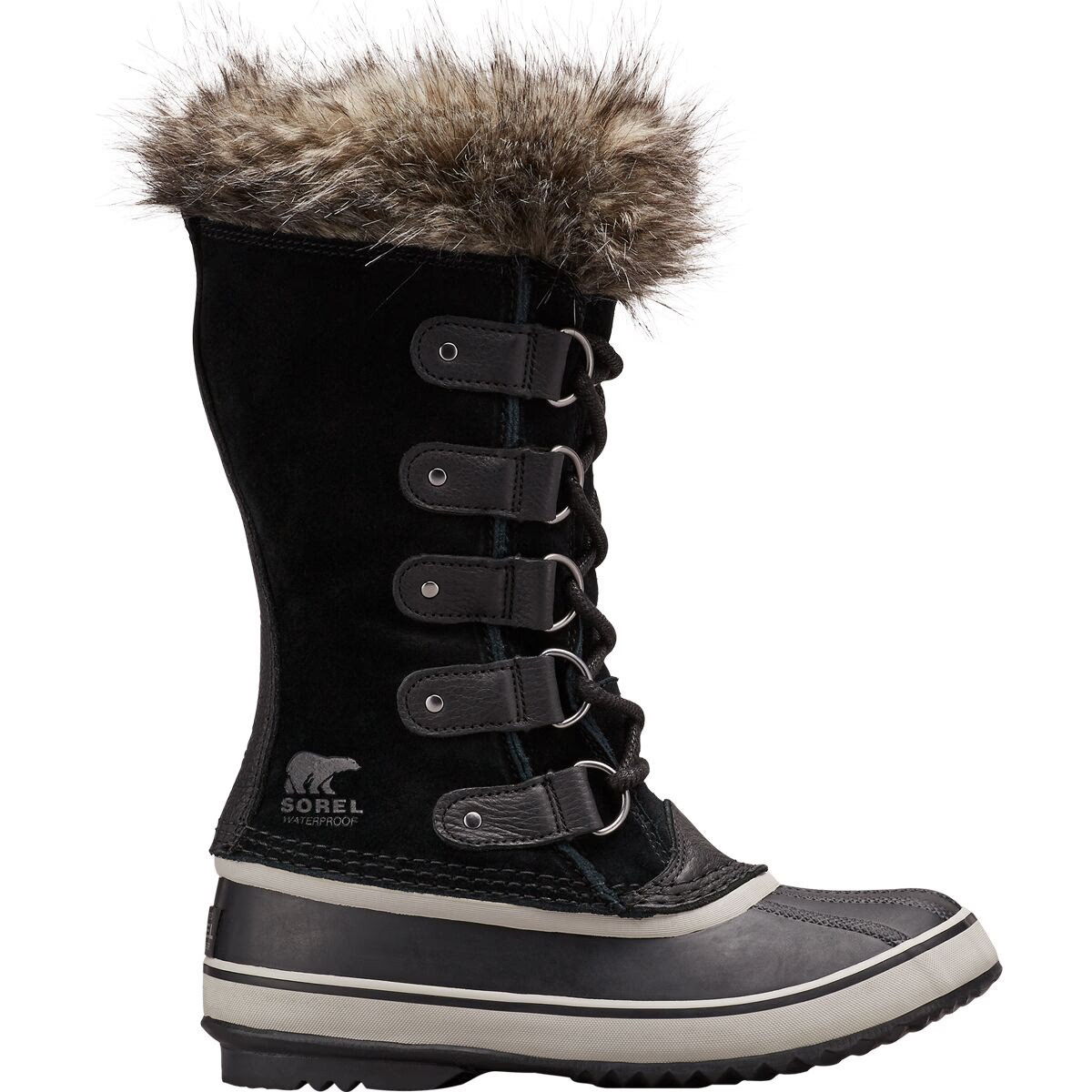 SOREL Joan Of Arctic Waterproof Boot - Women's Black/Quarry, 8.5 | Backcountry