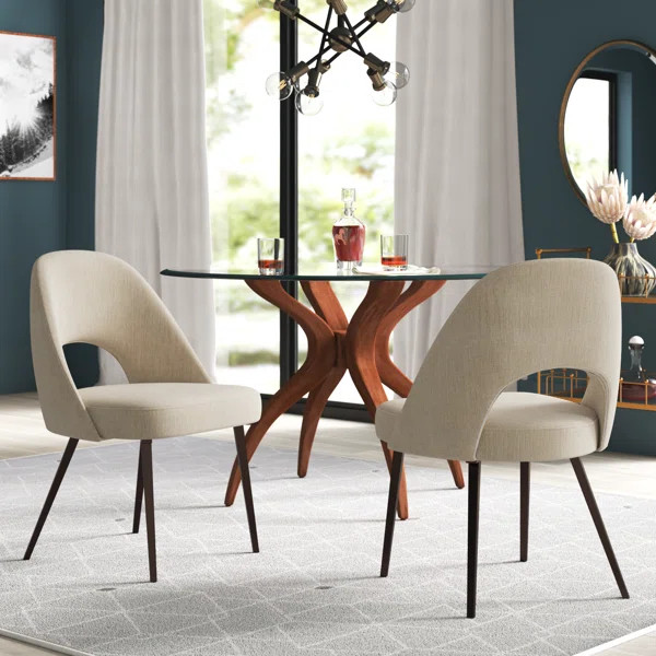 Etna Upholstered Side Chair (Set of 2) | Wayfair North America