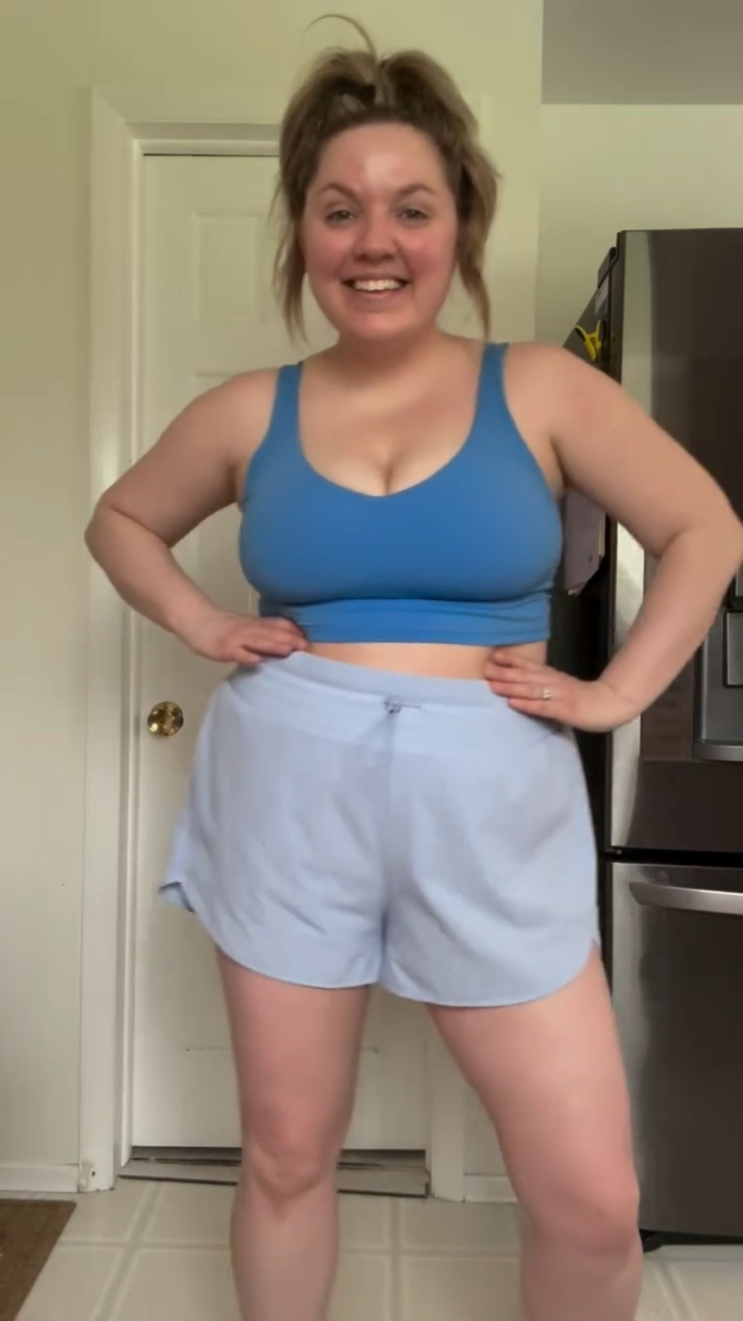 The Warmer weather is upon us, and I’m swapping my leggings for shorts. These are one of my favorite Affordable pairs. This is color from last year, but the selection this year is just as good! 

Shorts - XL 
Bra Top XL

Shorts - XL 
Top - XL

#LTKselfcare #LTKMidsize #LTKSaleAlert