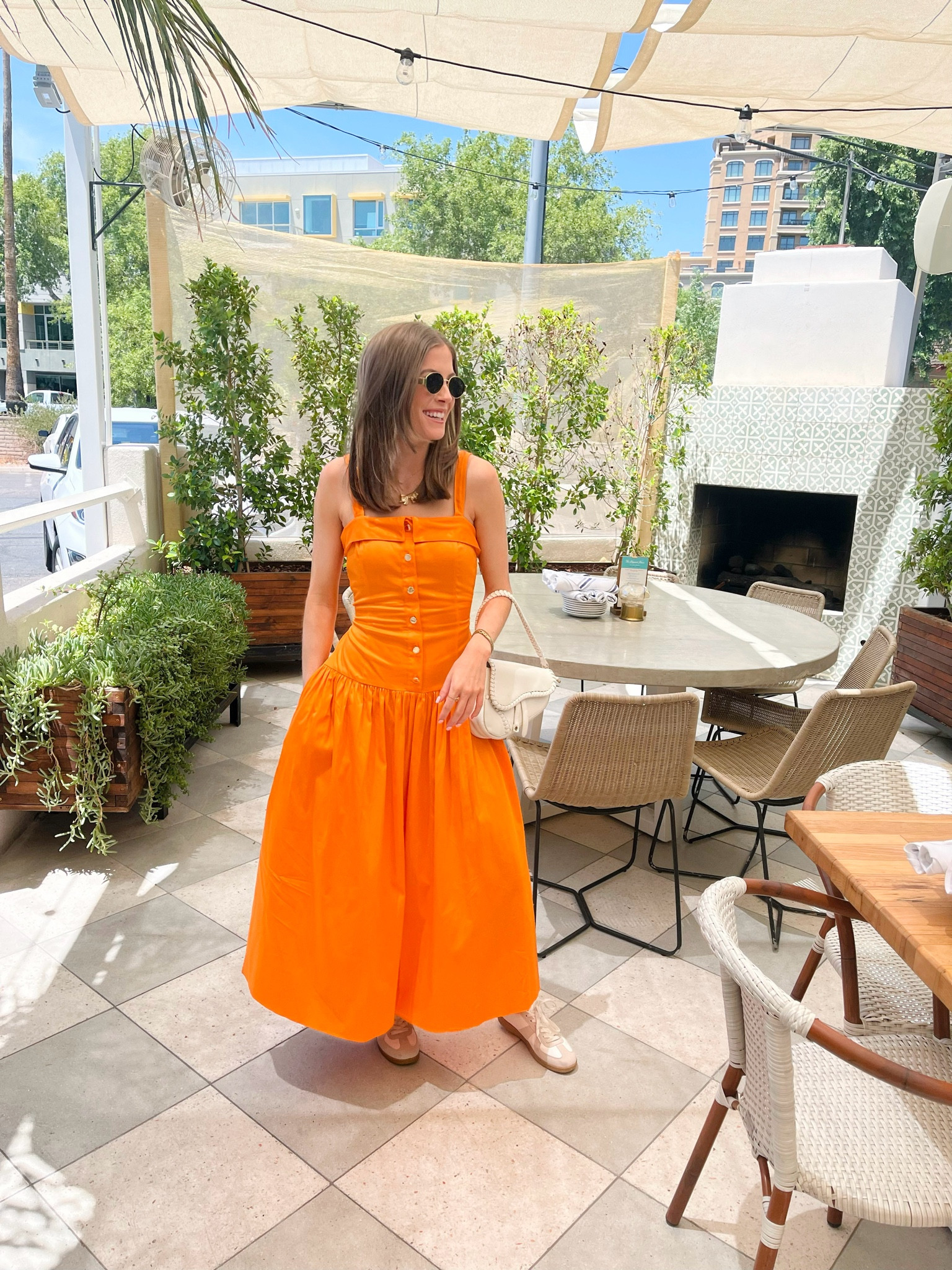 Karl Lagerfeld dress🧡 #dress #outfit #summer #travel 

#LTKxNSale #LTKFindsUnder100 #LTKStyleTip