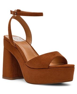 Women's Wizzard Two-Piece Platform Block Heel Dress Sandals | Macy's