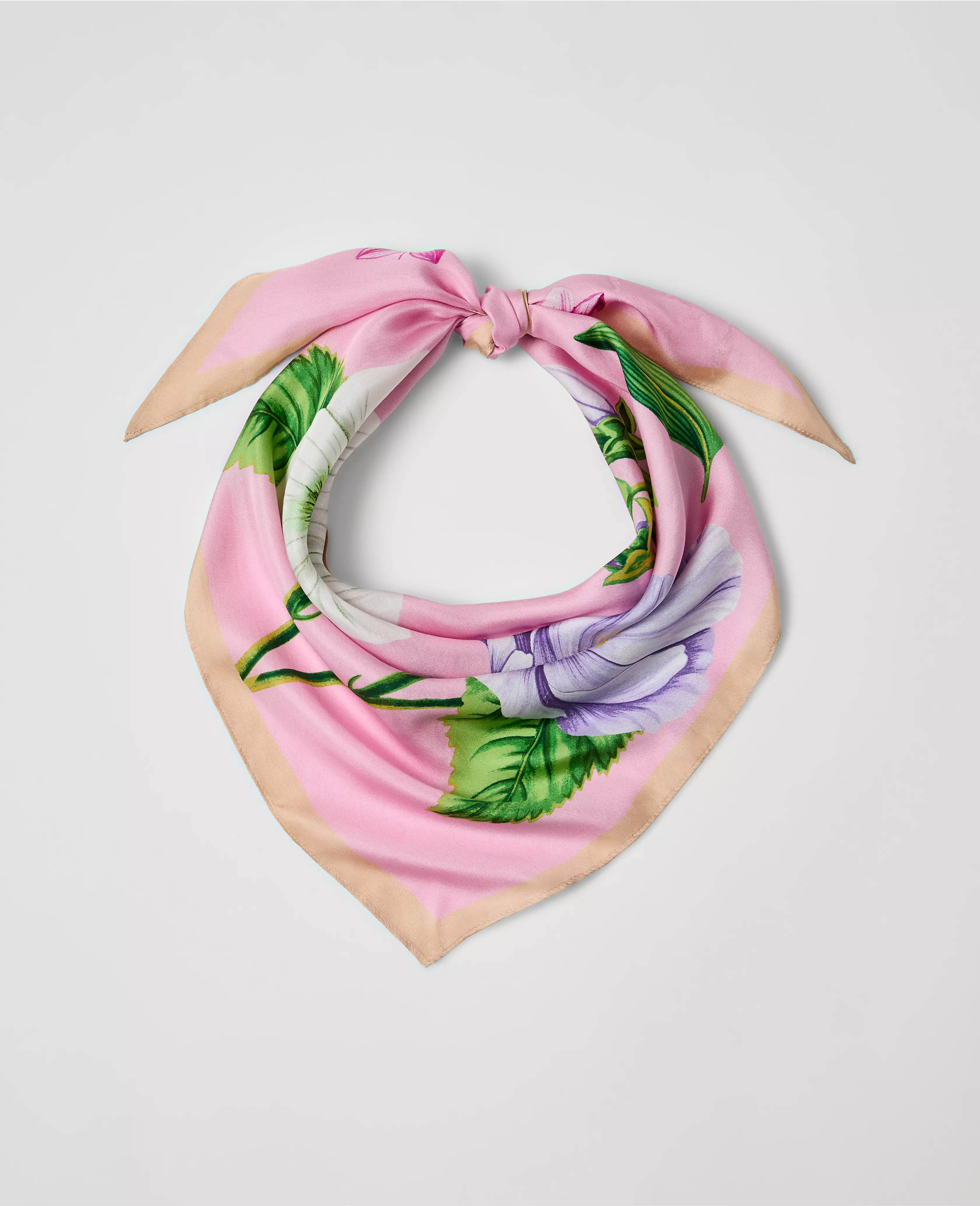 Floral Silk Scarf | Ann Taylor