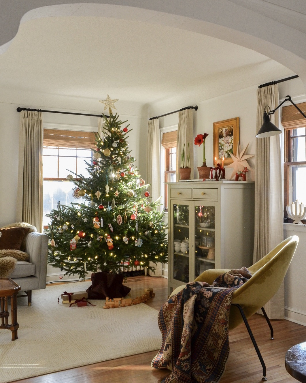 We’re one month with our @twopagescurtains drapery in the living room, and I’m still riding high. They’ve really helped balance the space, and it now feels so luxe and cozy—I very much recommend. Use code ERINFRANCOIS for 15% off your order. 

Here’s exactly what I ordered: 
Jawara Collection, Color: Oatmeal J401-3
Triple Pleat Header
Room Darkening 117gsm Liner
Memory Trained



#LTKHoliday #LTKHome #LTKSeasonal