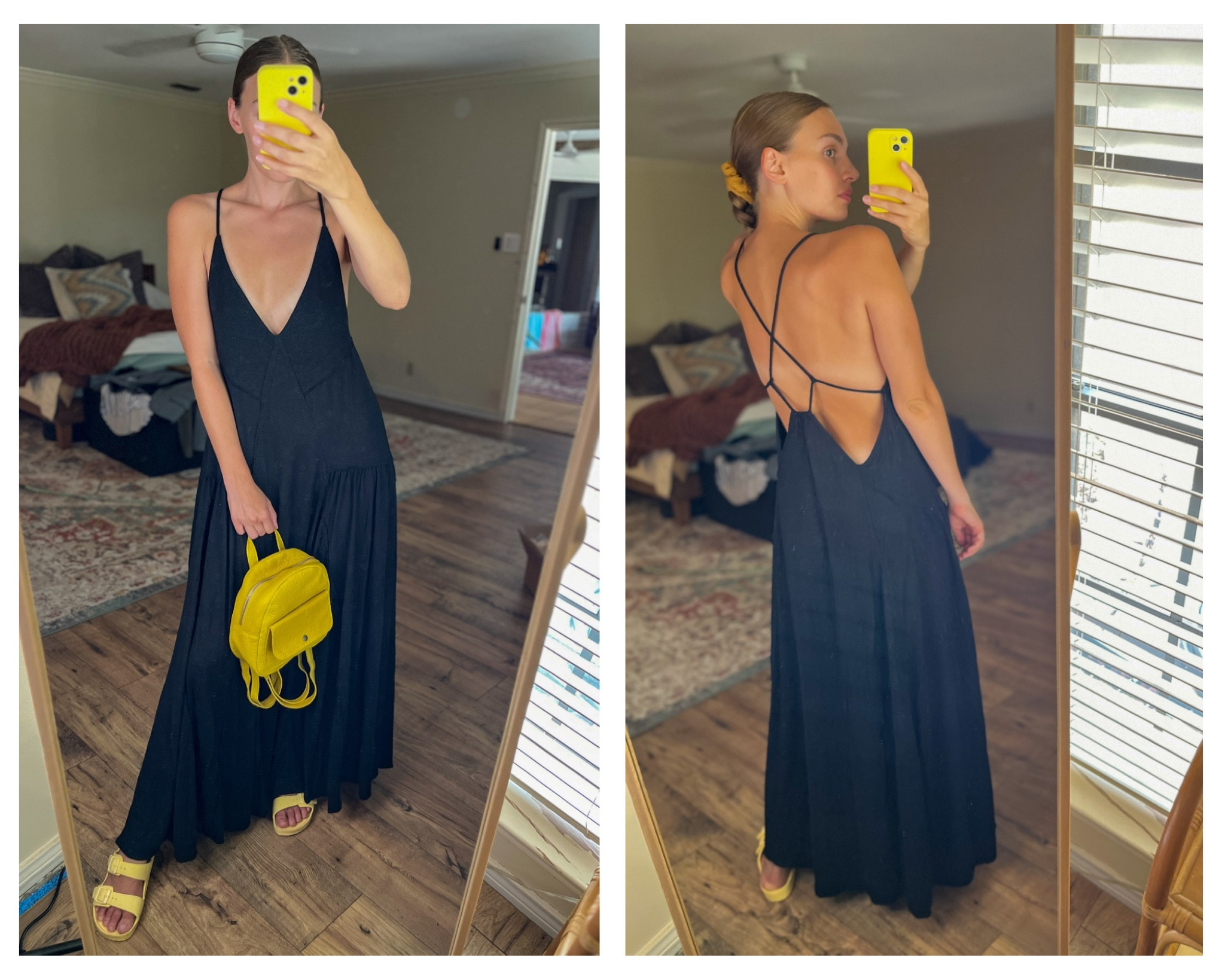 💥Sale alert! 💥
This Free People dress makes the most perfect beachy date night or bikini cover up dress! Price is such a steal right now and going fast!

Also, absolutely obsessing over my new bright yellow backpack from Portland Leather. 😍

#freepeople #freepeopledress #summerdress #bikinicoverup #freepeoplestyle #fashionover30 #affordablefashion 

#LTKSeasonal #LTKSaleAlert #LTKFindsUnder50
