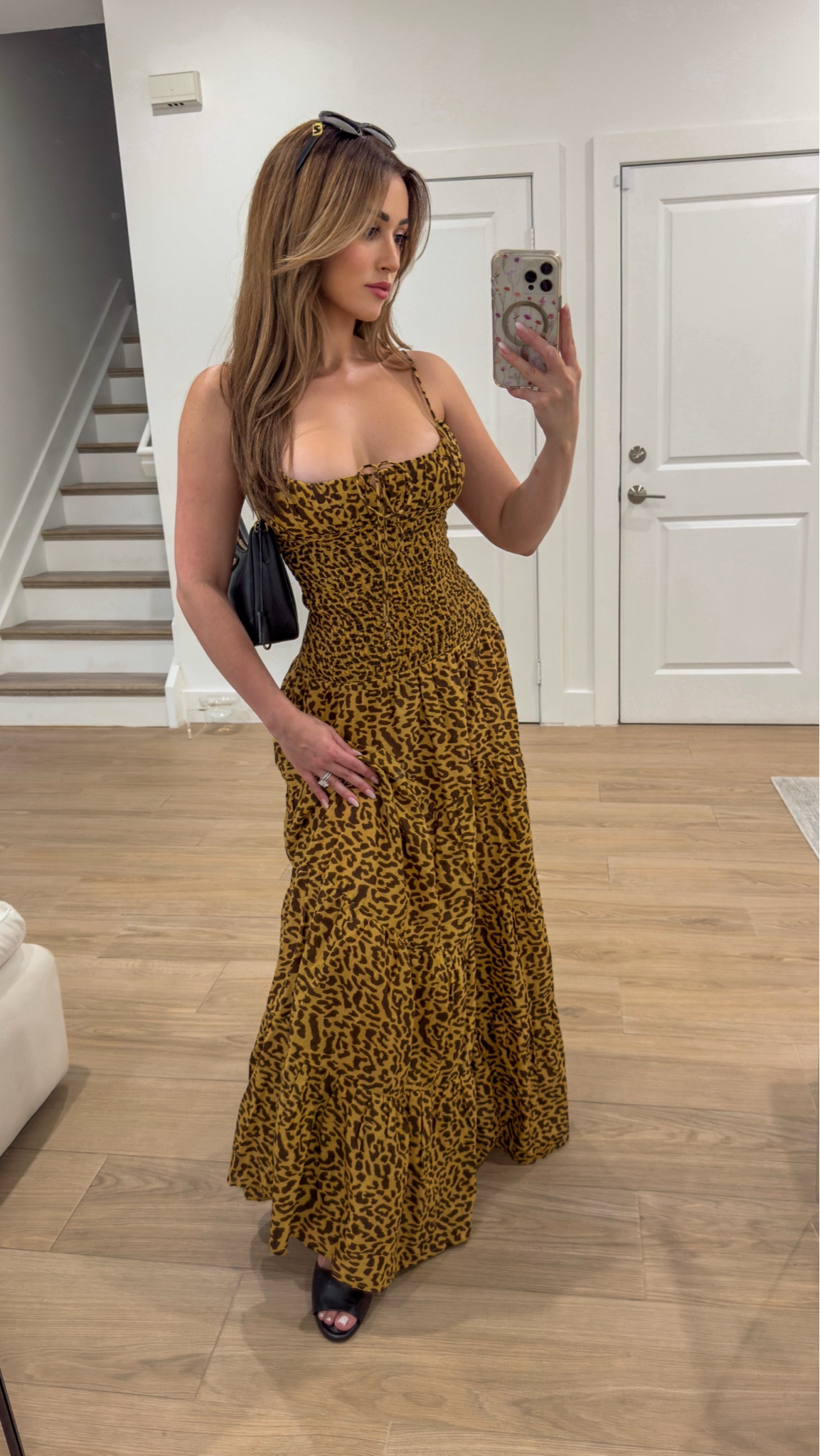 Out to lunch in miami 🖤🐆 this is a perfect fall transition outfit. Wearing this leopard print maxi dress in XS (run big and is very stretchy, size down) sandals are Louboutin tagged below. So comfy and perfect for casual outings. 

#LTKShoeCrush #LTKSeasonal #LTKStyleTip