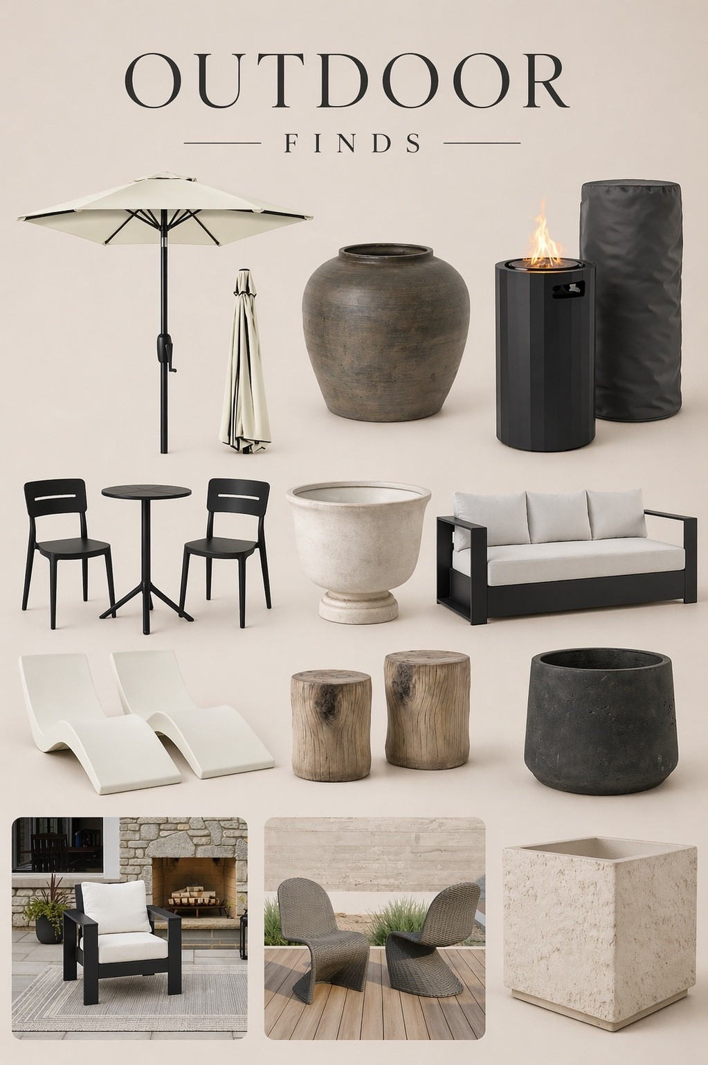 Outdoor Finds

These outdoor pieces are so good right now 🤍 Clean lines, neutral tones, and that elevated, high-end look that instantly makes your patio feel like an extension of your home.

#LTKHome #LTKSaleAlert #LTKSeasonal