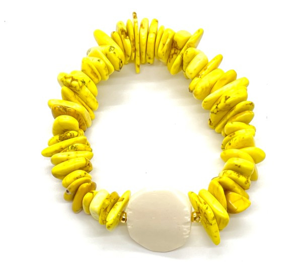 My Favorite Game (yellow) Bracelet | Accessory Concierge