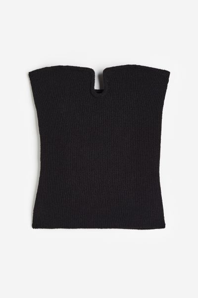 Knitted bandeau top | H&M (UK, MY, IN, SG, PH, TW, HK)