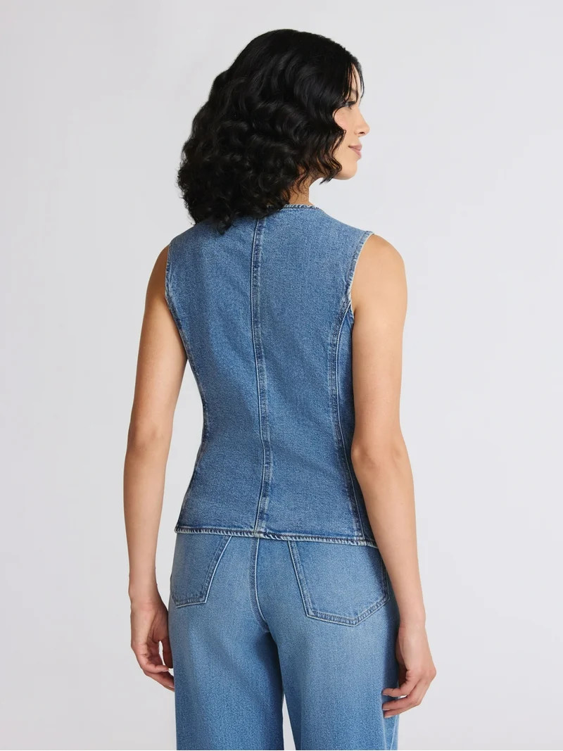 Sofia by Sofia Vergara Women's Scoop Neck Vest, Sizes XS-XXXL | Walmart (US)