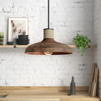 Dubai Silk Iron Pendant | Wayfair North America